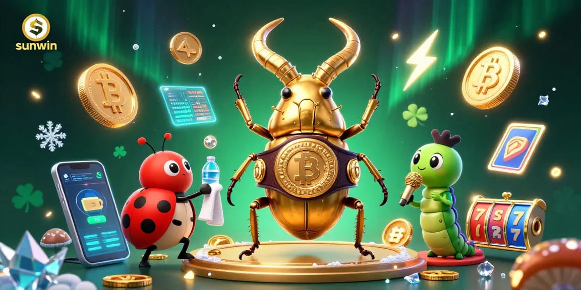 Engage with sunwin's vibrant casino experience featuring dynamic 3D characters and crypto elements.