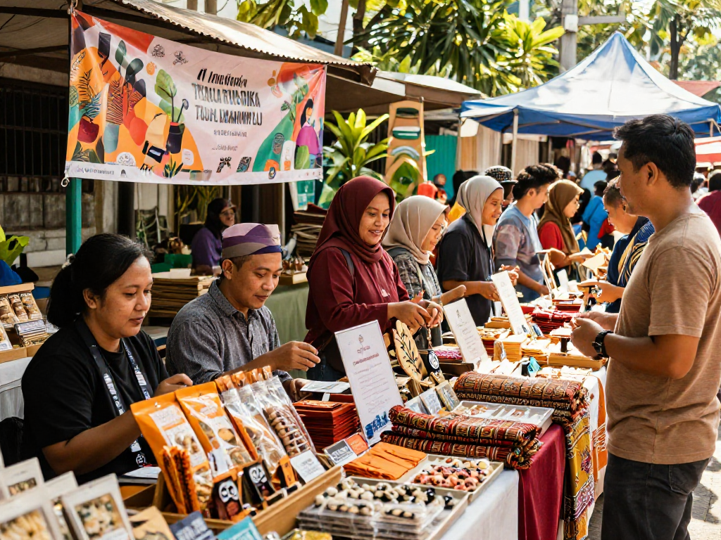Experience the vibrant local market with rokok88 login showcasing Indonesian UMKM products and creativity.