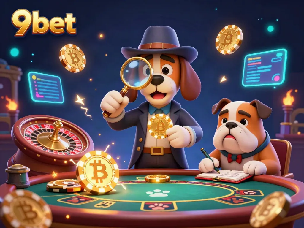 Join the thrilling experience at 9bet with a detective uncovering clues in live casino gaming.