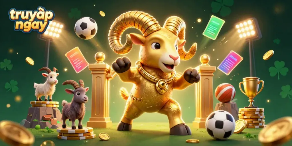 Experience dynamic sports betting action with truy cập ngay in this vibrant, detailed illustration.