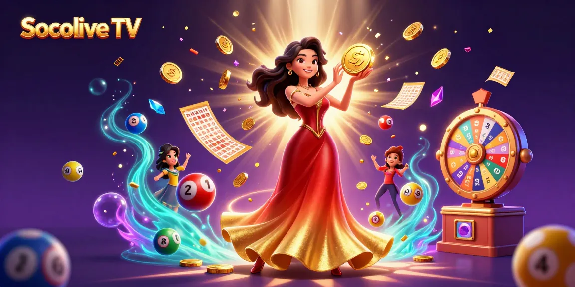 Experience the thrill of gaming with Socolive TV's vibrant, dynamic, and immersive illustration.