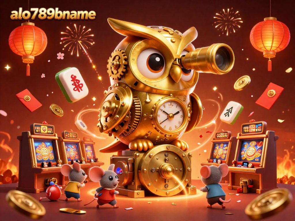 Experience the excitement at alo789bname with a bustling casino scene packed with colorful elements and lively characters.