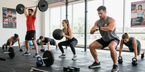 Prime Pharma Shop Sportler im Fitnessstudio, die Anabolika für maximales Training nutzen.