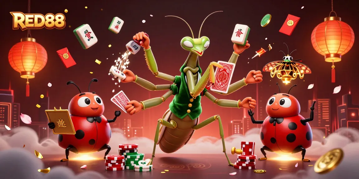 Experience thrilling action at RED88 with a vibrant casino atmosphere and dynamic gaming elements.
